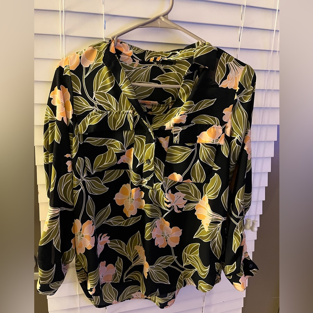 Ann Taylor floral shirt